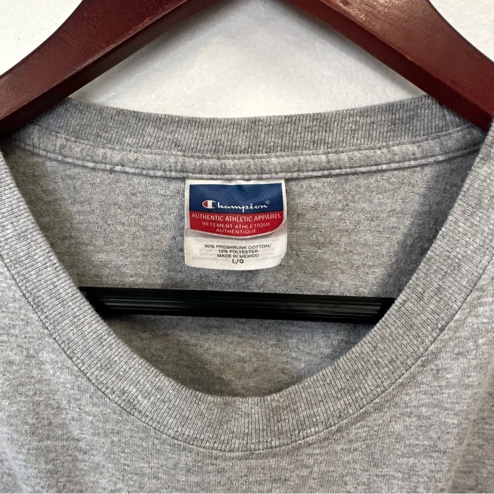 Mens Vintage Champion graphic logo tee‎ t shirt size large LG - Picture 3 of 3